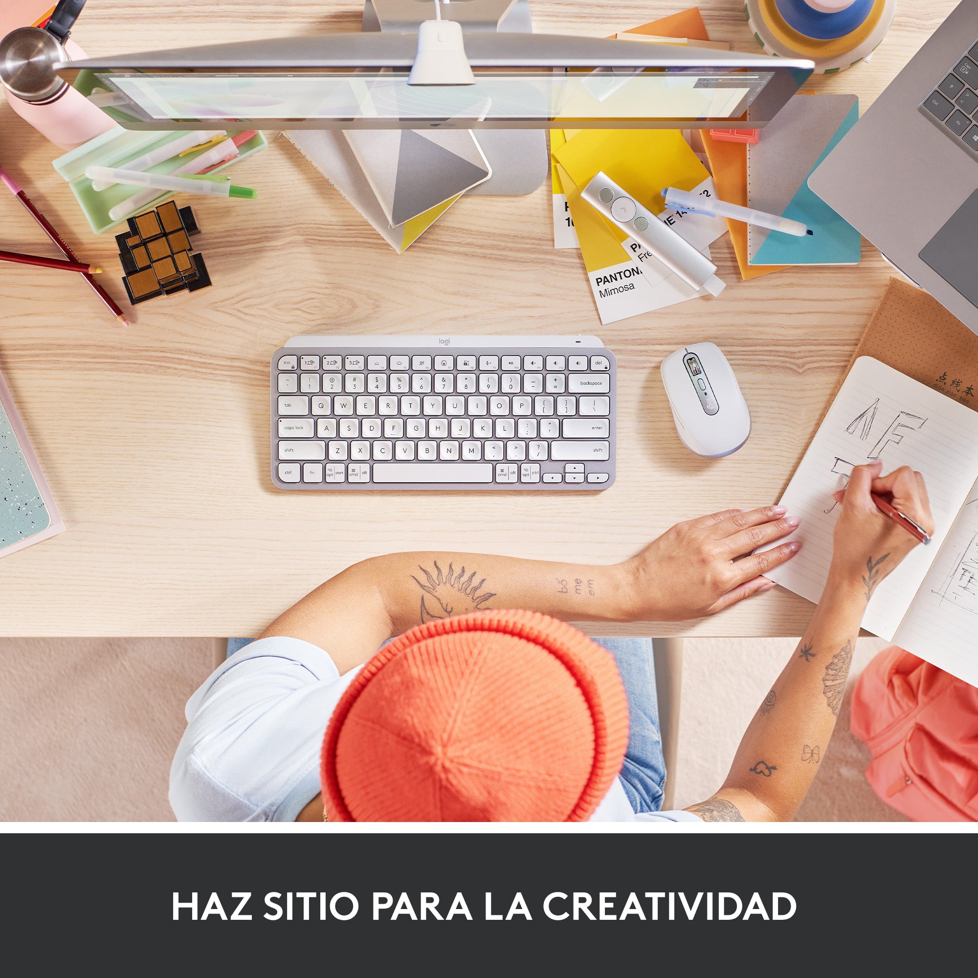 Combo Logitech Teclado Mx Keys Mini + Mouse Mx Anywhere 3s Negro