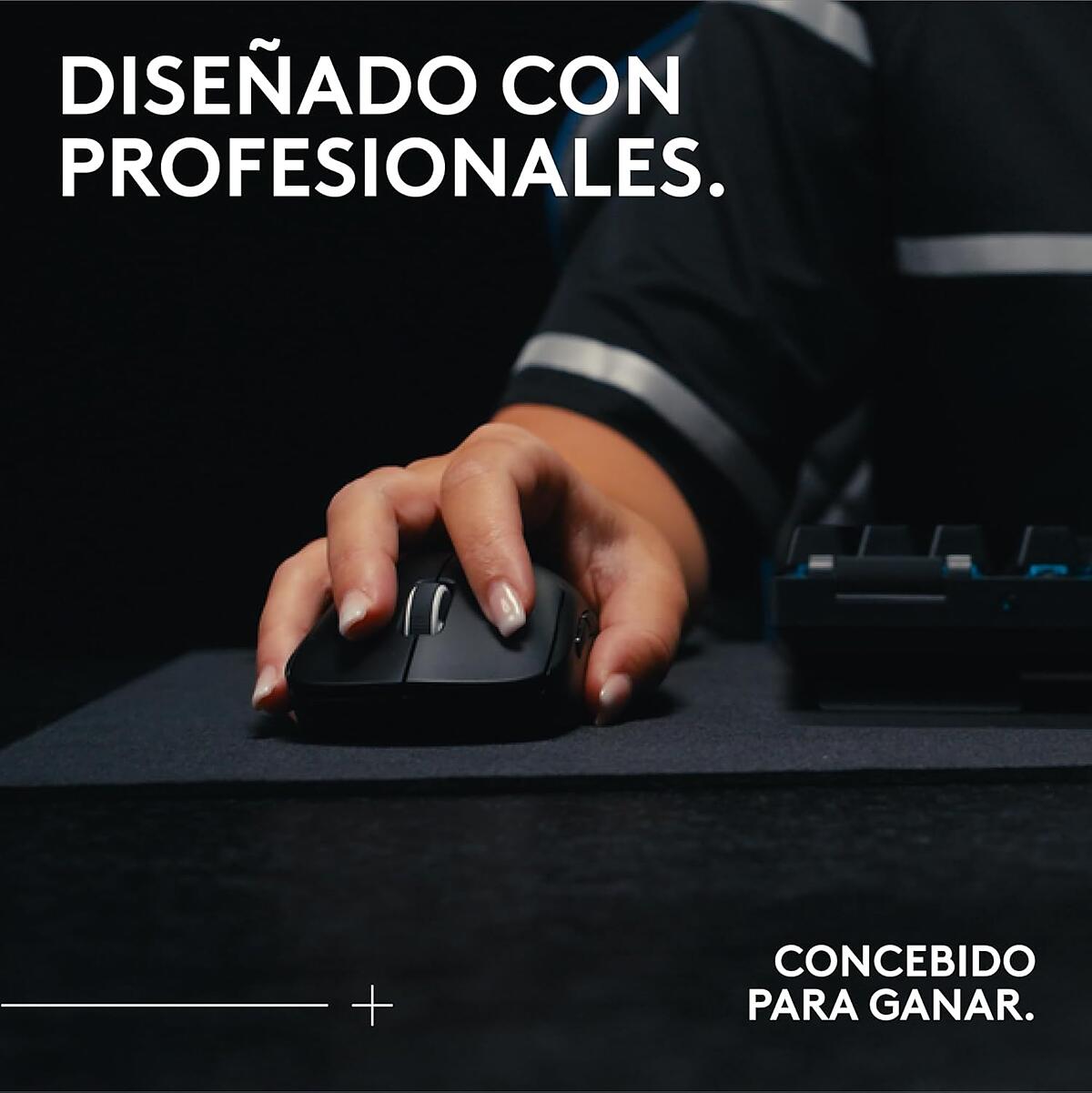 Mouse Inalámbrico Logitech PRO X SUPERLIGHT 2 SE LIGHTSPEED Negro