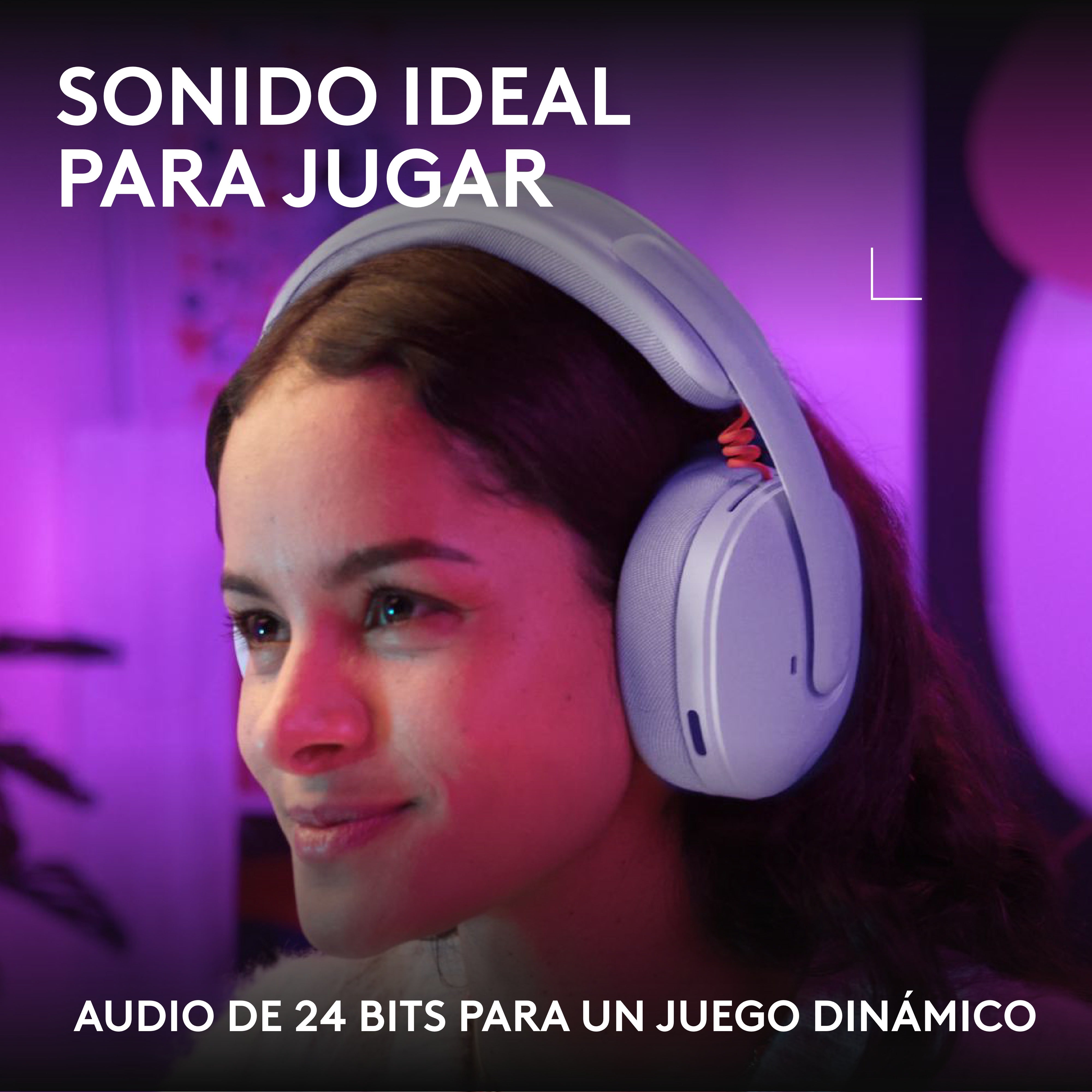 AudÍfonos con micrófono inalámbricos G325 LIGHTSPEED para juegos Lila