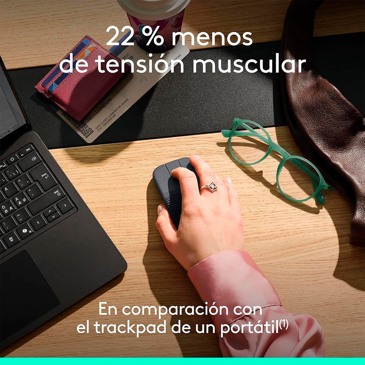 Mouse inalámbrico ultraportátil Mobi Fold