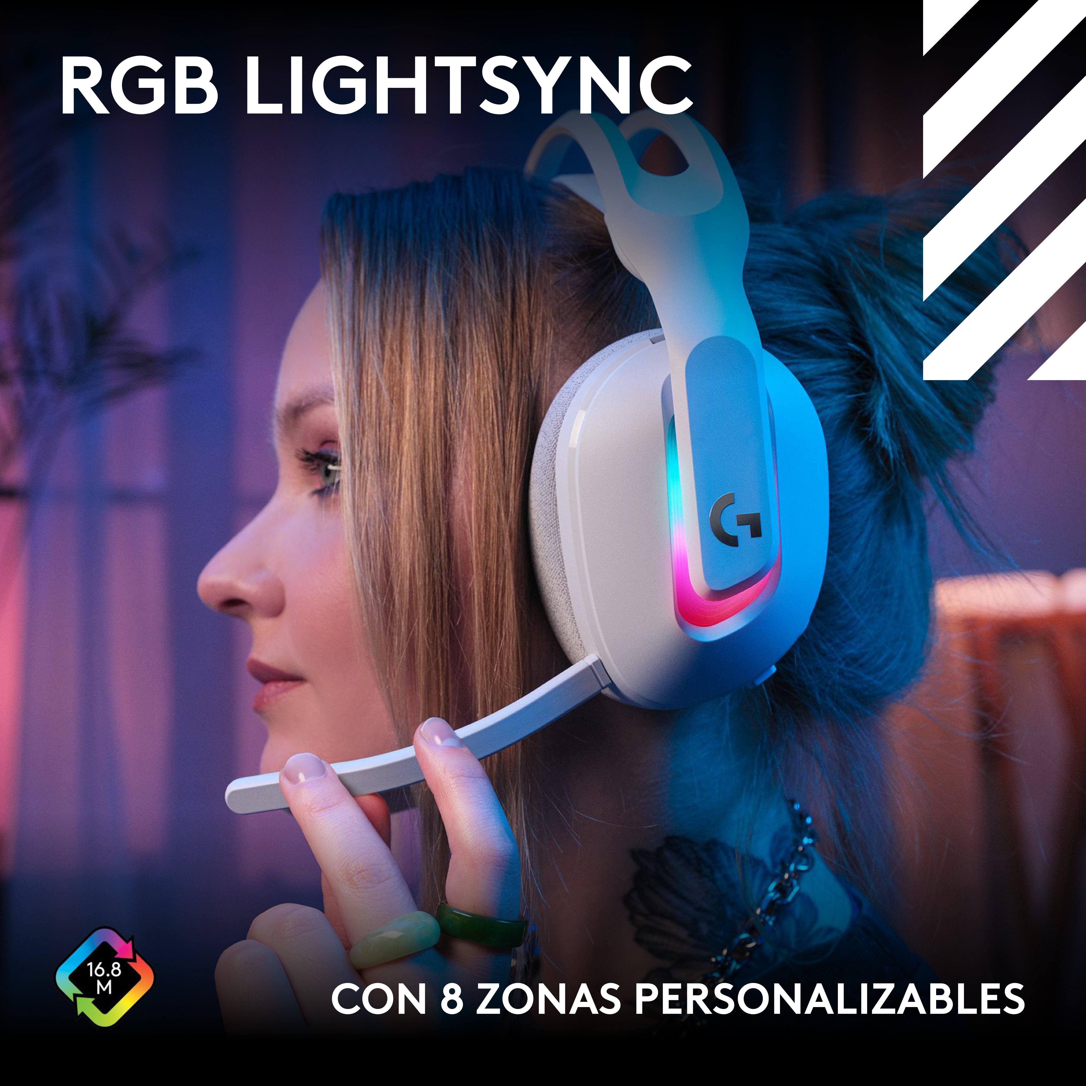 Audífonos inalámbricos ASTRO A20X para juegos LIGHTSPEED con PLAYSYNC AUDIO y LIGHTSYNC RGB Negro