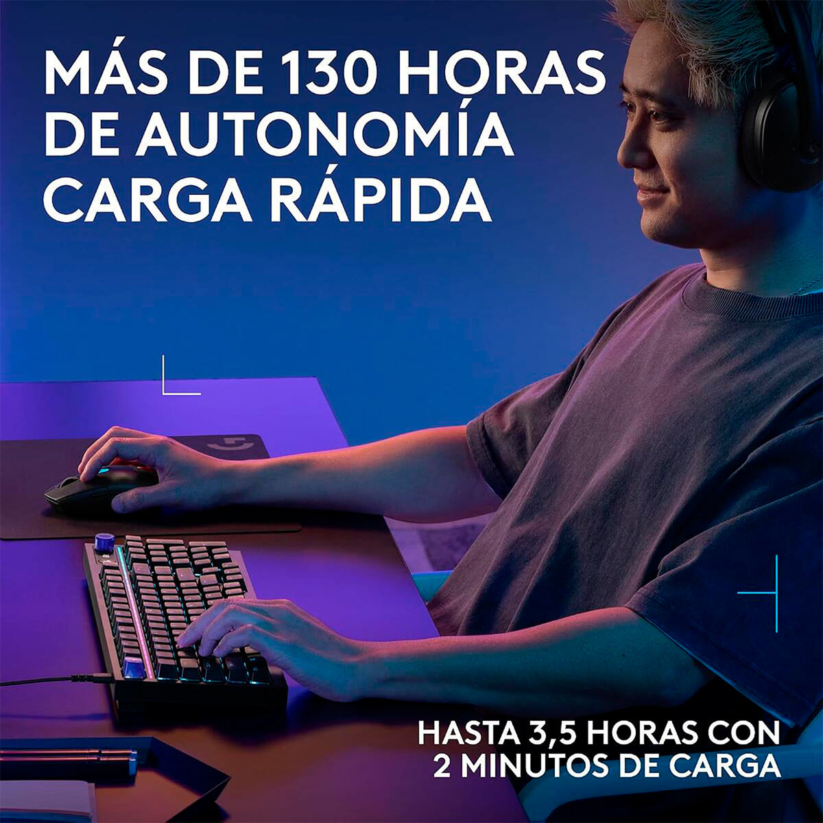 Mouse Gamer Inalámbrico Logitech G305 X Superlight - Negro