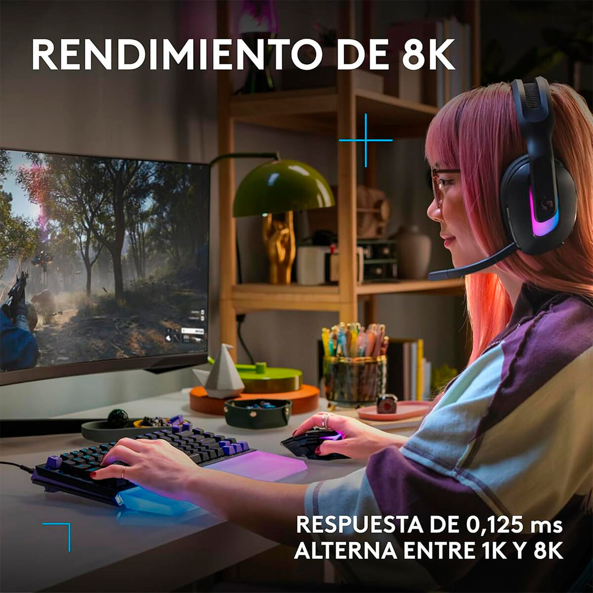 Teclado Mecánico Gamer Logitech G G512 X 75 RGB Negro