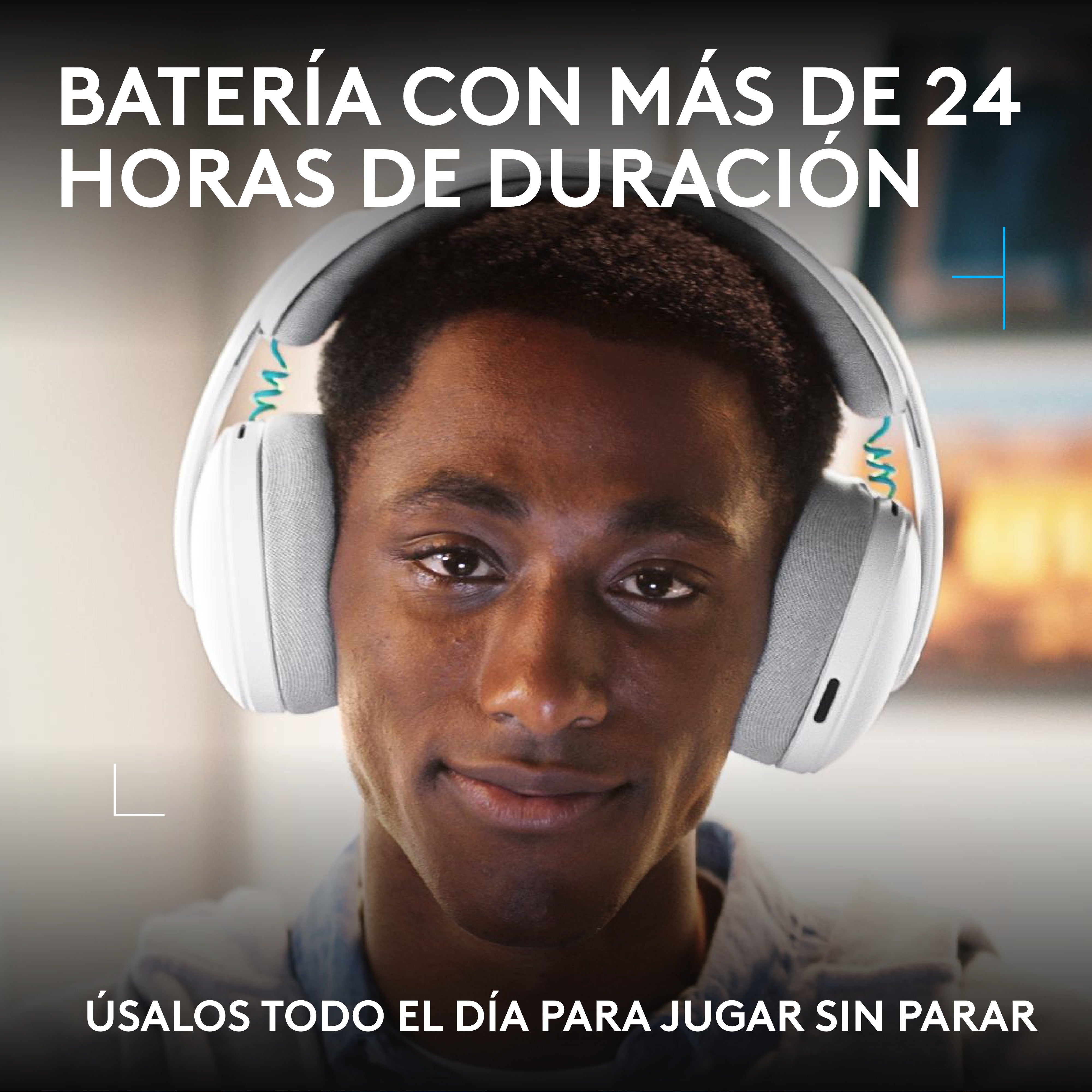 AudÍfonos con micrófono inalámbricos G325 LIGHTSPEED para juegos Blanco