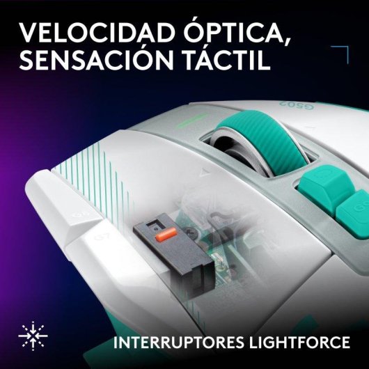 Mouse Gamer Logitech G502 X LIGHTSPEED Menta