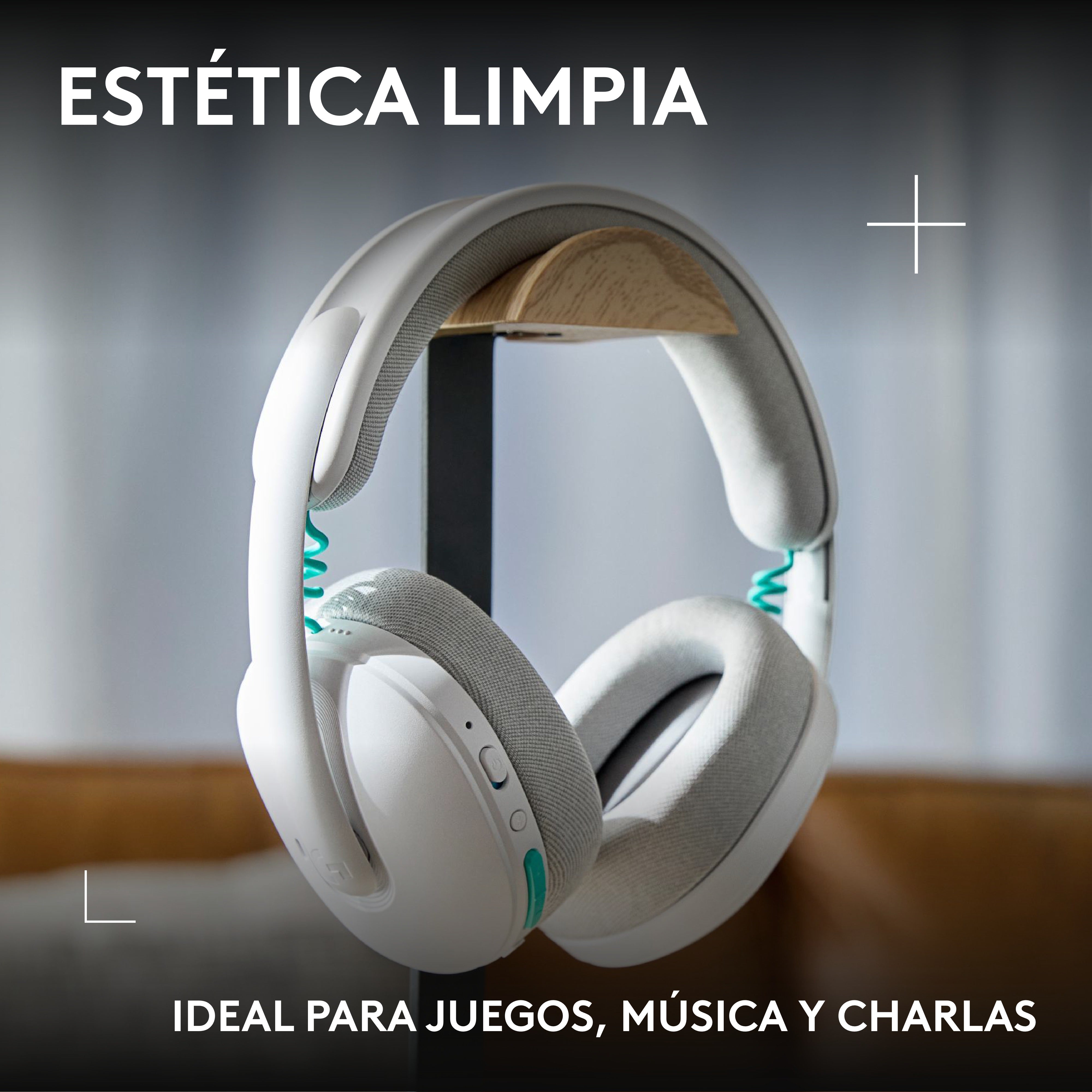AudÍfonos con micrófono inalámbricos G325 LIGHTSPEED para juegos Blanco