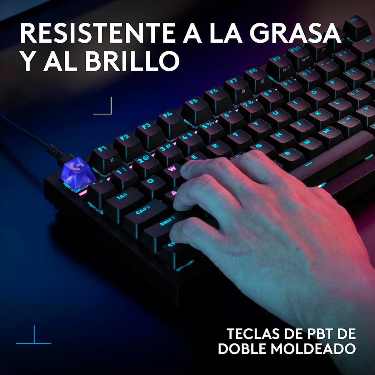 Teclado Logitech G512 X 75 Gaming Analógico/Mecánico TMR