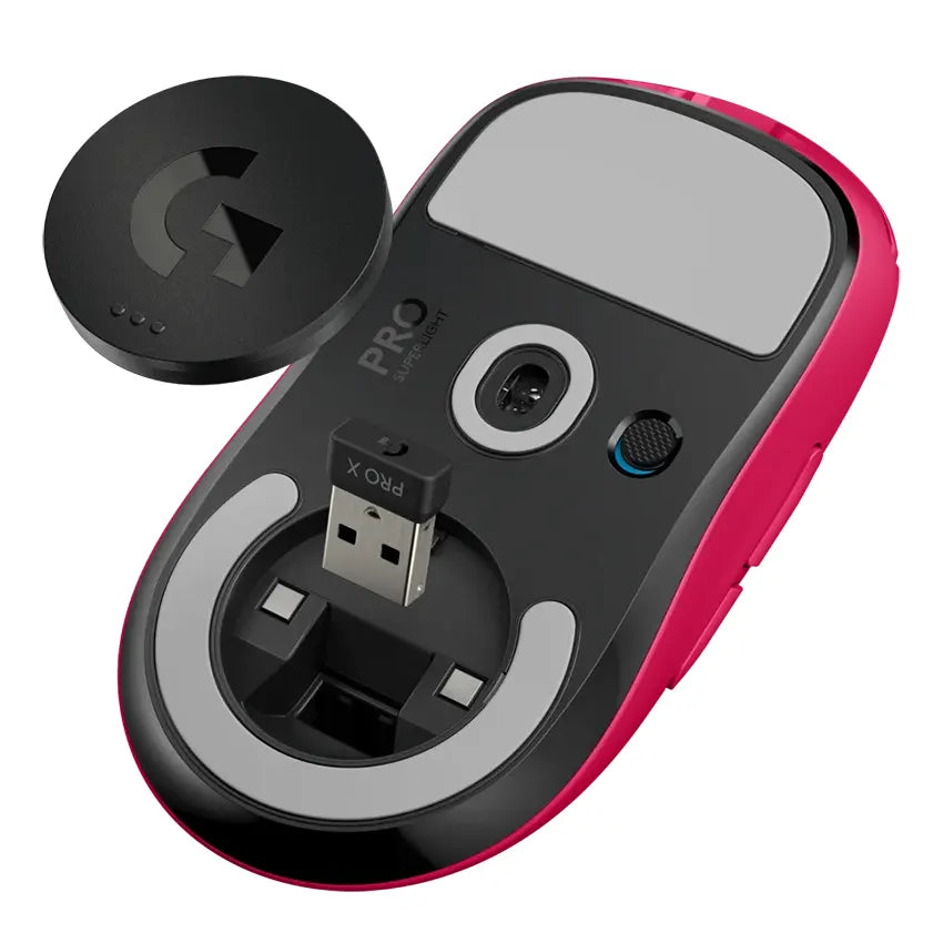 Mouse Gamer Inalámbrico Logitech G Pro X Superlight Rosa