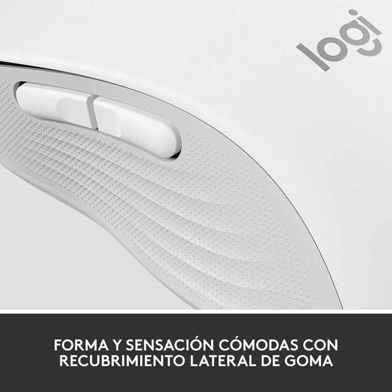 Mouse Inalámbrico Bluetooth Logitech Signature M650 Blanco