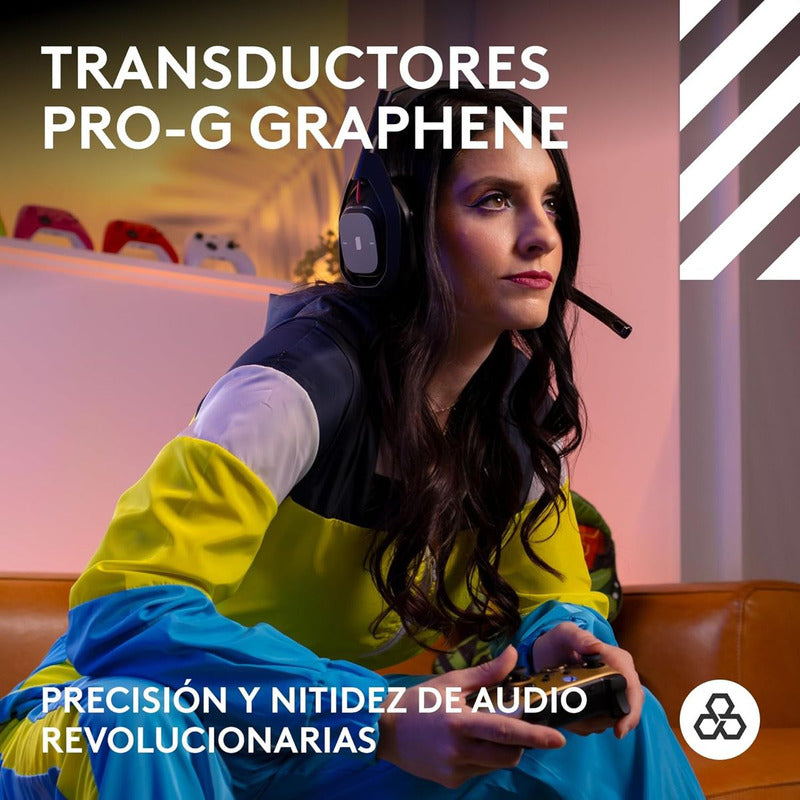 Auricular Gamer Inalámbrica + Base Logitech Astro A50 (5ta Gen) LIGHTSPEED, Black