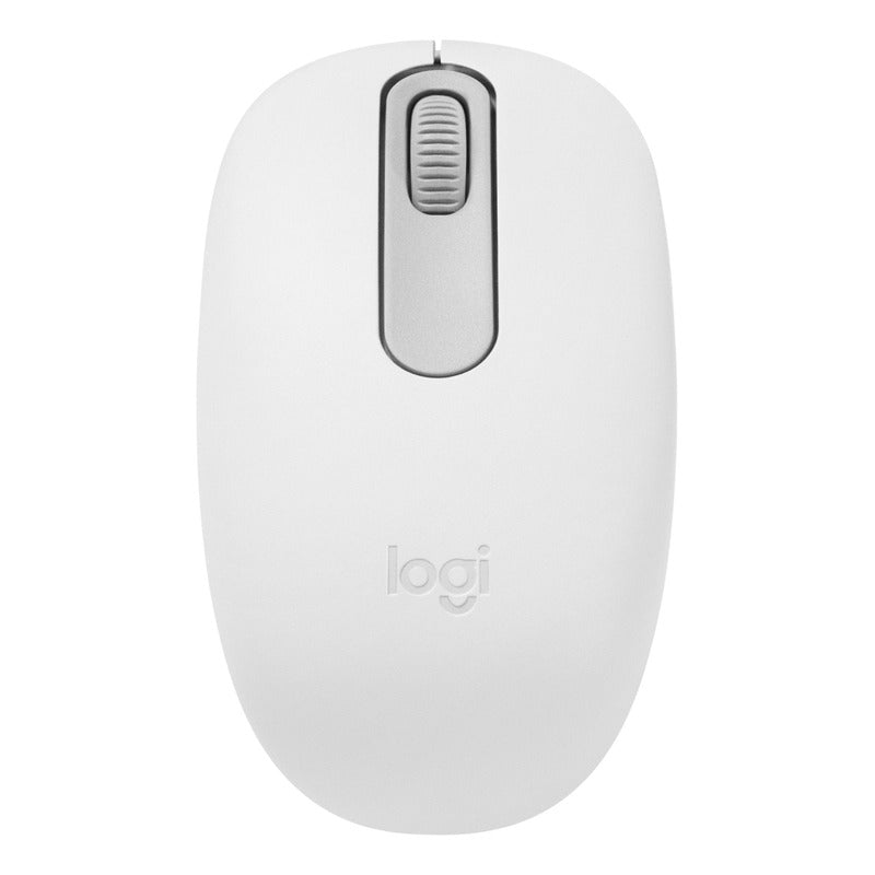 Mouse Inalámbrico Bluetooth Logitech M196, Cómodo Diseño Compacto, Blanco