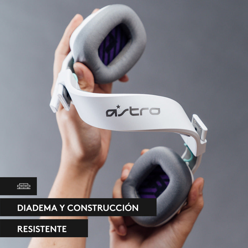 Auricular Gamer Astro A10 Gen 2, Pc/Ps5/Ps4, Xbox, Blanca