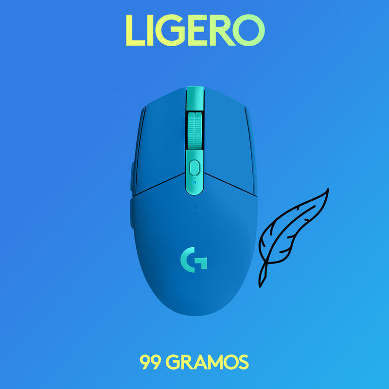 Mouse Gamer Inalámbrico Logitech G305, 12000dpi - Azul