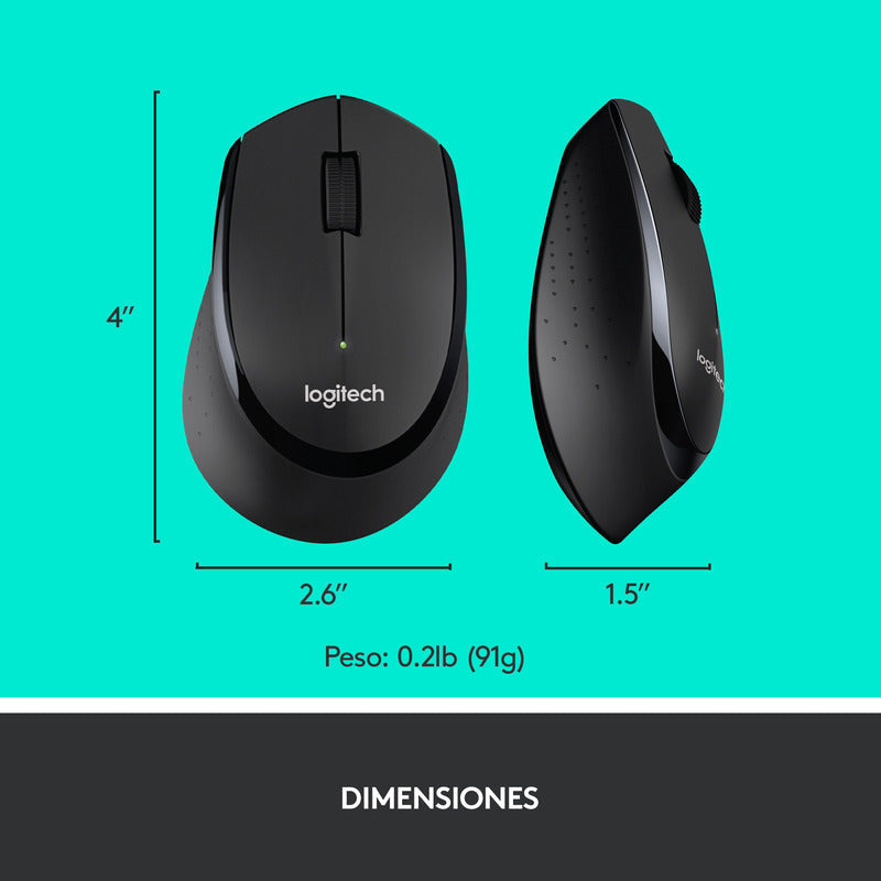 Teclado Multimedia Y Mous Inalámbrico Logitech Mk345