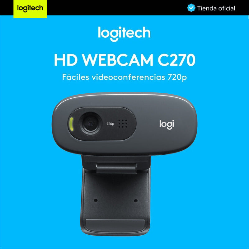 Logitech Combo Webcam C270 Hd 720p + Auricular H111 Estéreo