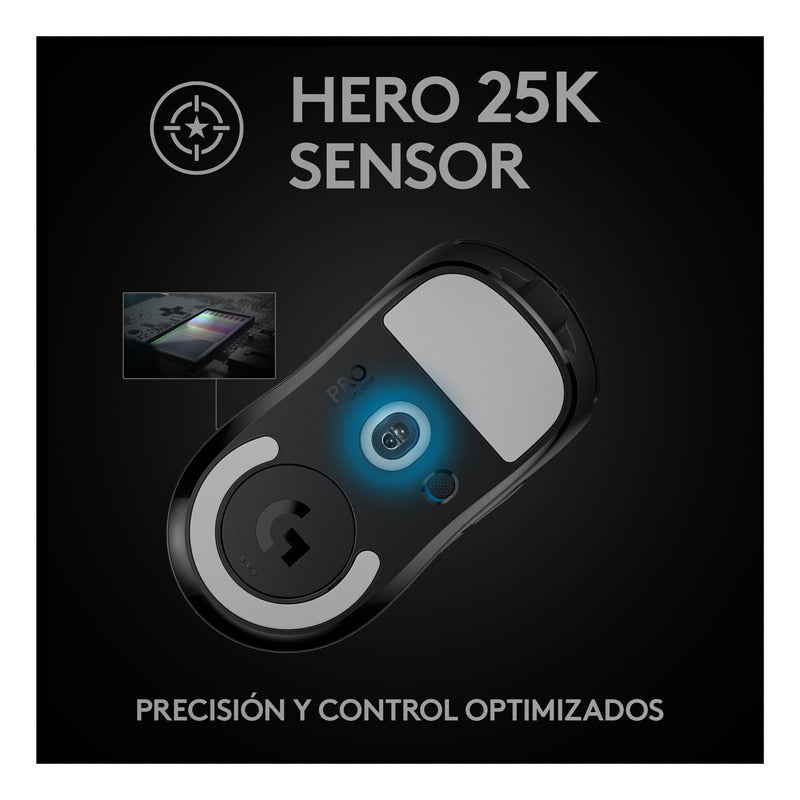 Mouse Gamer Inalámbrico Logitech G Pro X Superlight, Negro