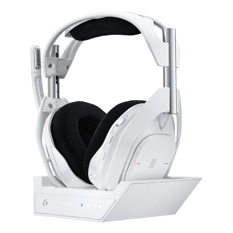 Auricular Gamer Inalámbrica + Base Logitech Astro A50 X LIGHTSPEED, White