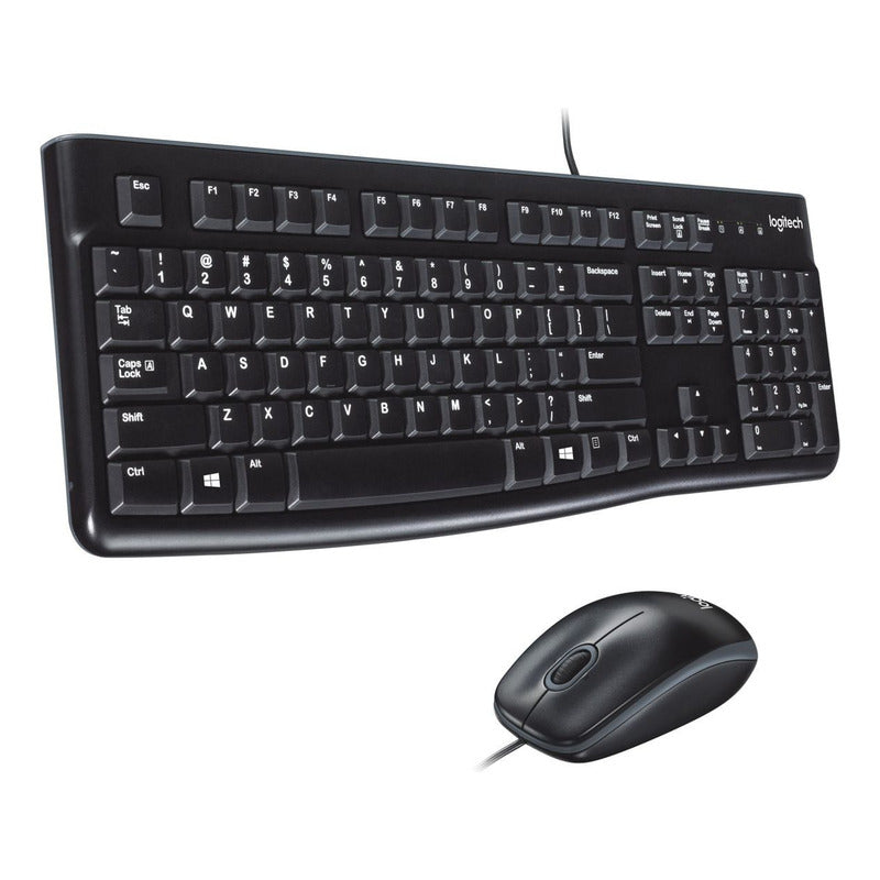 Teclado Y Mouse Usb Plug And Play Logitech Mk120