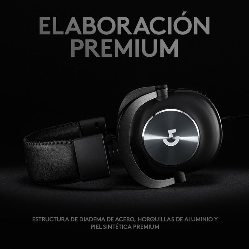 Auricular Gamer Logitech G Pro X, 7.1 Profesional, Pc Ps4 Xbox