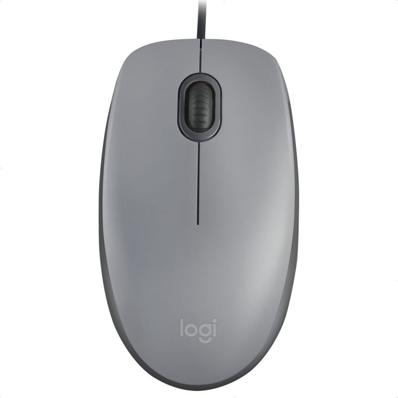 Mouse Logitech M110 Silent/ Clics 90% Más Silenciosos Gris