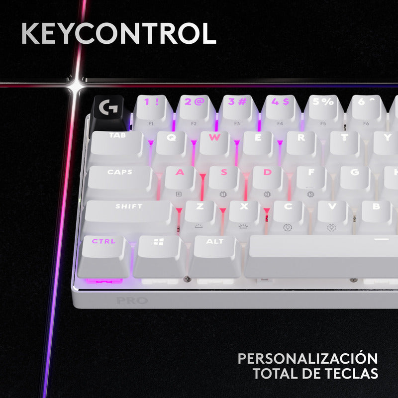 Teclado Gamer Logitech Pro X 60, Inalámbrico Lightspeed