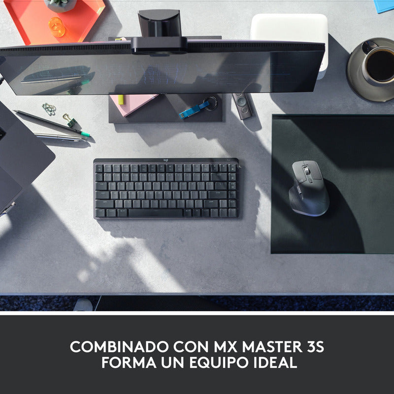 Teclado Recargable Iluminado de Alto Desempeño Logitech MX Mechanical Mini