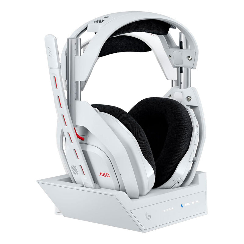 Auricular Gamer Inalámbrica + Base Logitech Astro A50 (5ta Gen) LIGHTSPEED, White