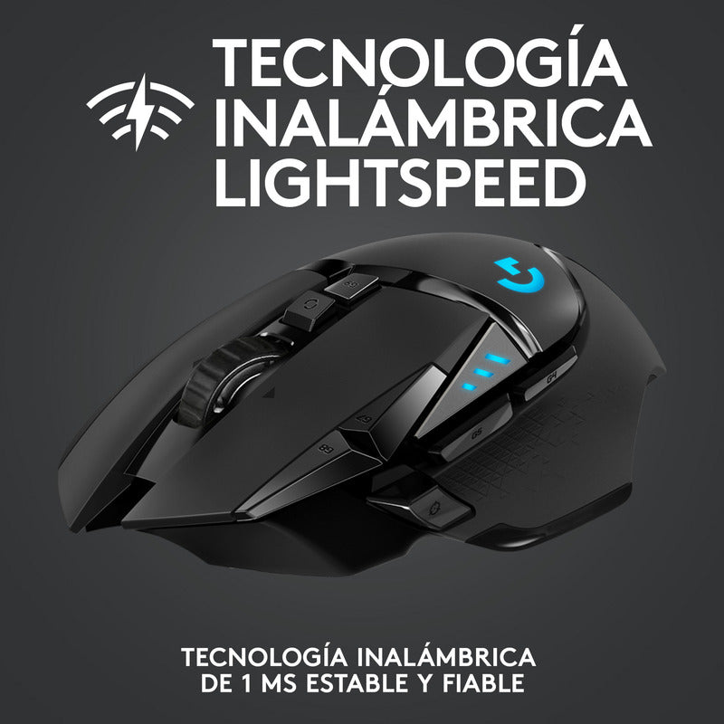 Mouse Gamer Inalámbrico Logitech G502 Lightspeed 25600dpi