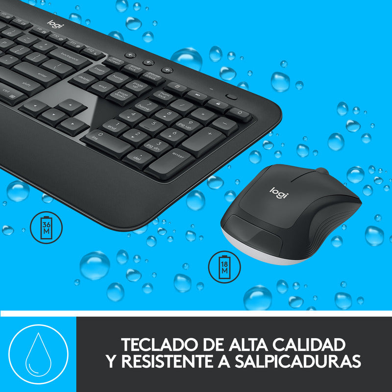Teclado Y Mouse Inalámbrico Logitech Mk540 Advanced