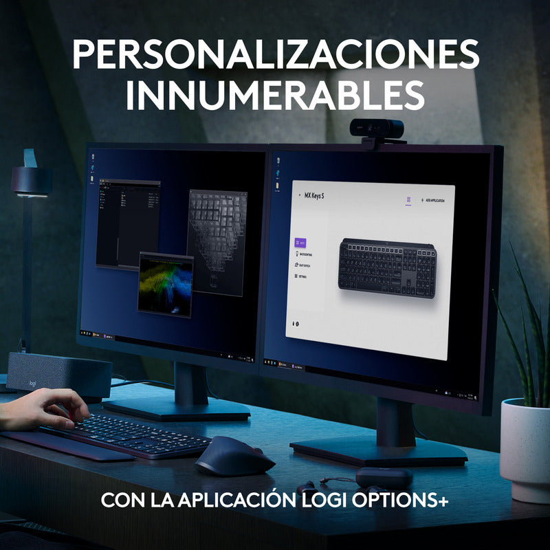 Combo Avanzado Logitech Mx Teclado Keys S + Mouse Master 3s