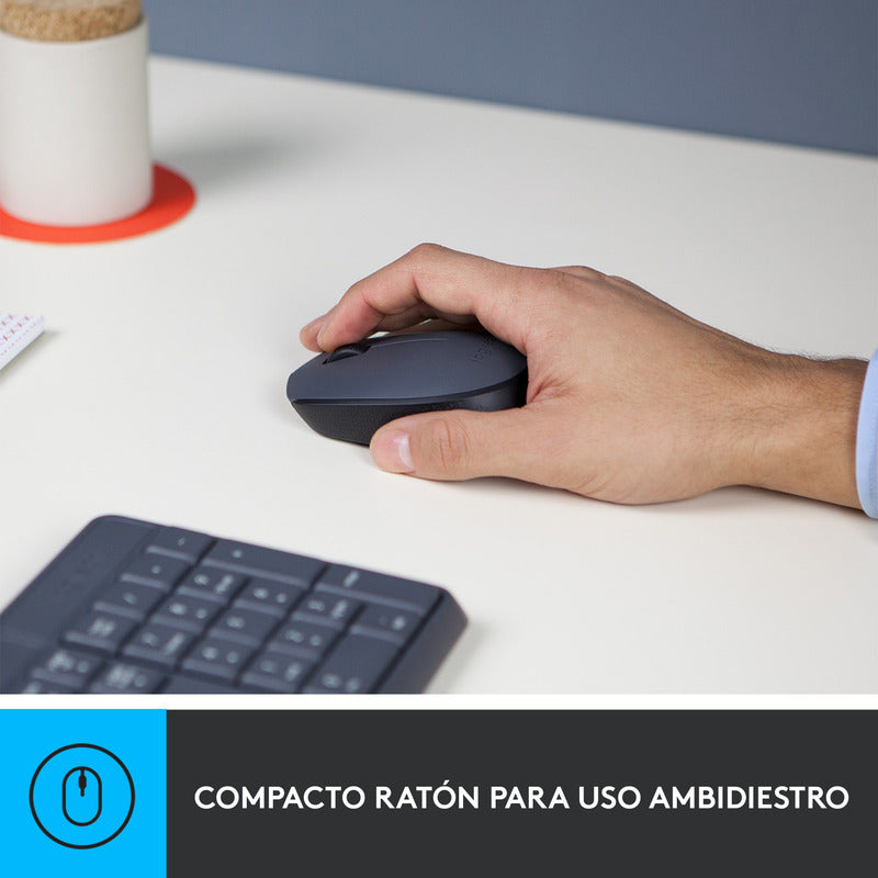Teclado Multimedia Y Mouse Inalámbrico Logitech Mk235