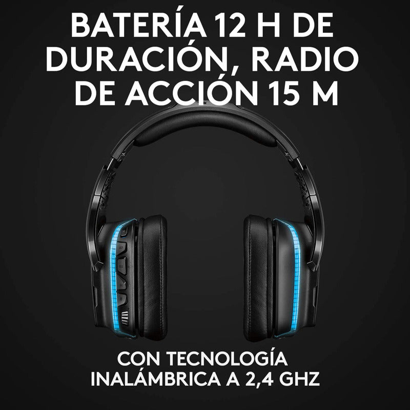 Auriculares Gamerlogitech G935, Inalámbrica 7.1 / Rgb Lightsync