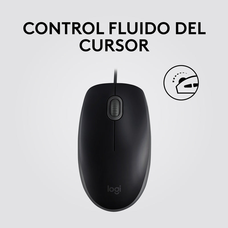 Mouse Logitech M110 Silent/ Clics 90% Más Silenciosos Negro