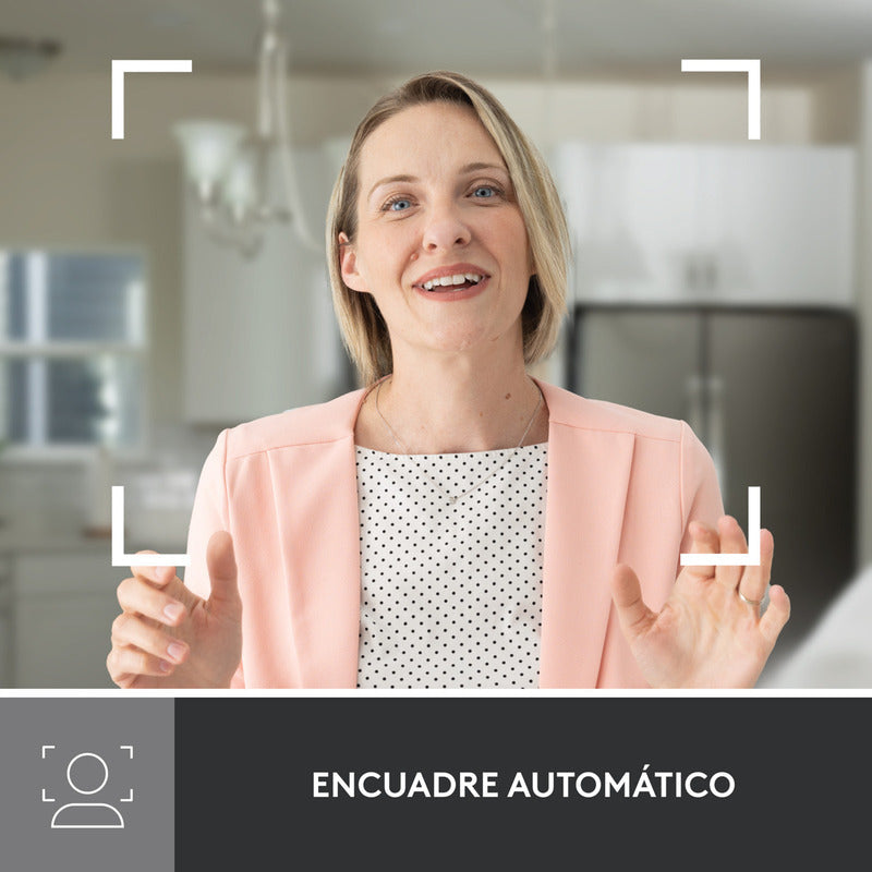 Webcam Full Hd 1080p, Rightlight 4, Logitech Brio 500 Rosado