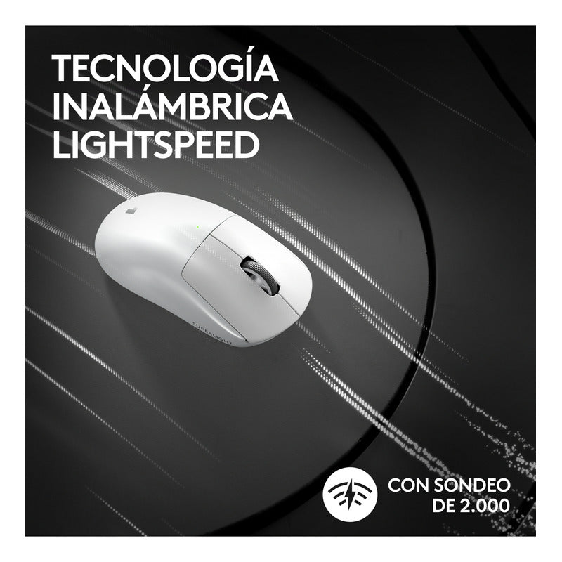 Mouse Gamer Inalámbrico Logitech G Pro X Superlight 2 Blanco