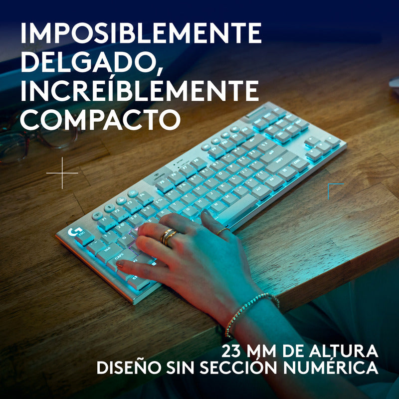 Teclado Gamer Logitech G915 X Lightspeed Tkl / Mecánico Slim