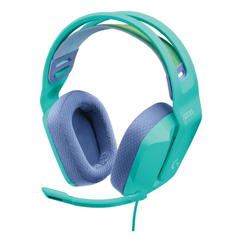Auricular Gamer Logitech G335, Pc, Ps5, Xbox / Menta