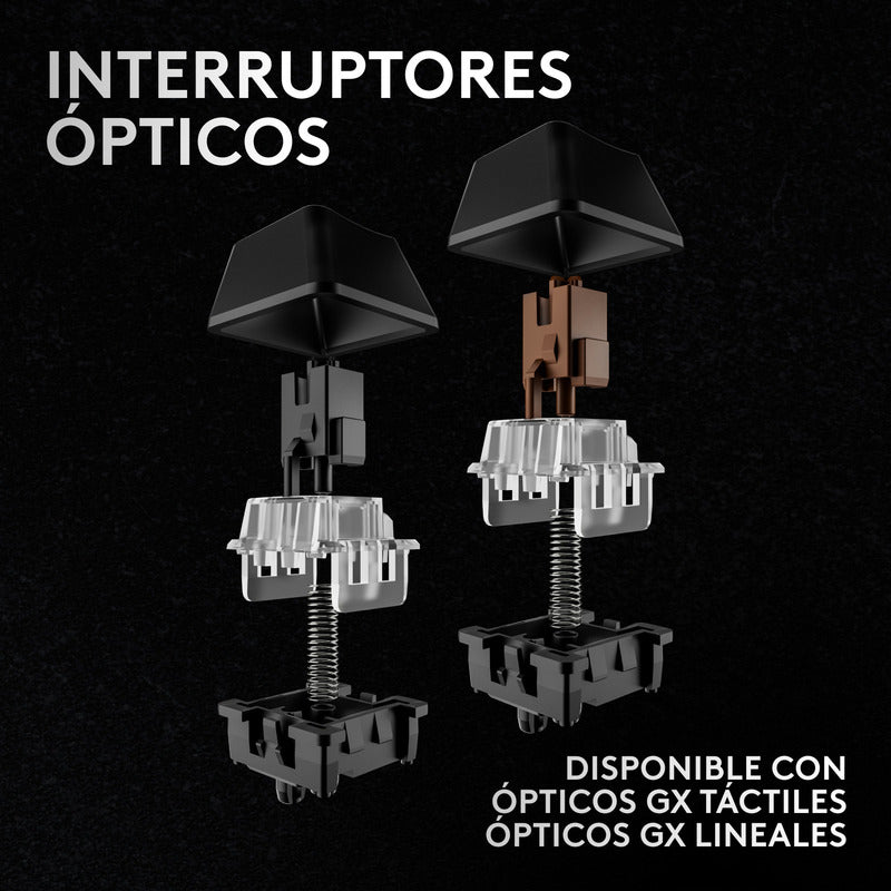 Teclado Gamer Logitech Pro X 60, Inalámbrico Lightspeed