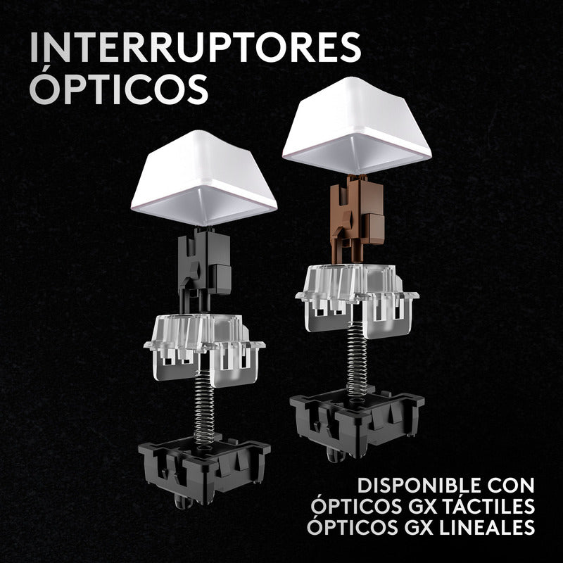 Teclado Gamer Logitech Pro X 60, Inalámbrico Lightspeed