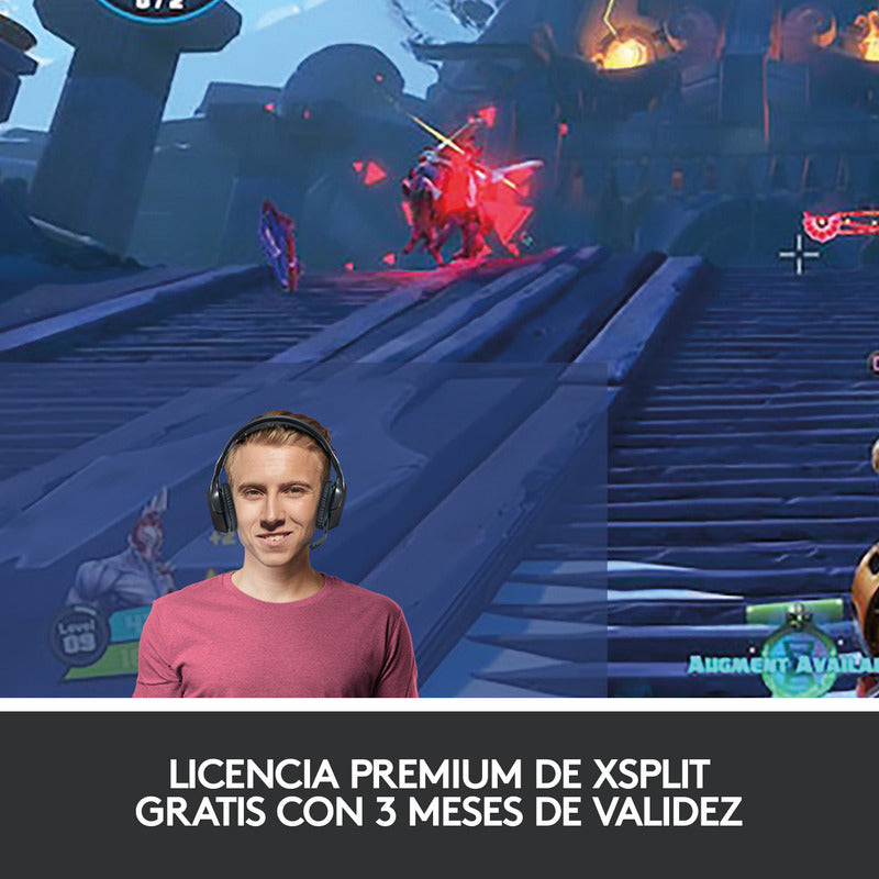 Webcam Ideal Streaming Logitech C922 Pro Stream Con Trípode