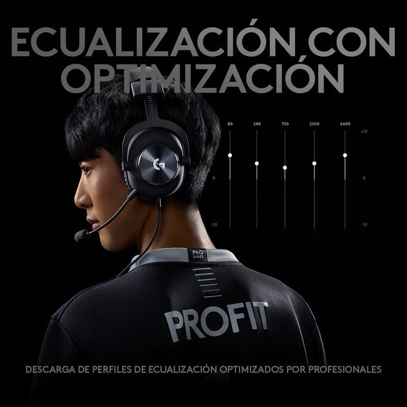 Auricular Gamer Logitech G Pro X, 7.1 Profesional, Pc Ps4 Xbox