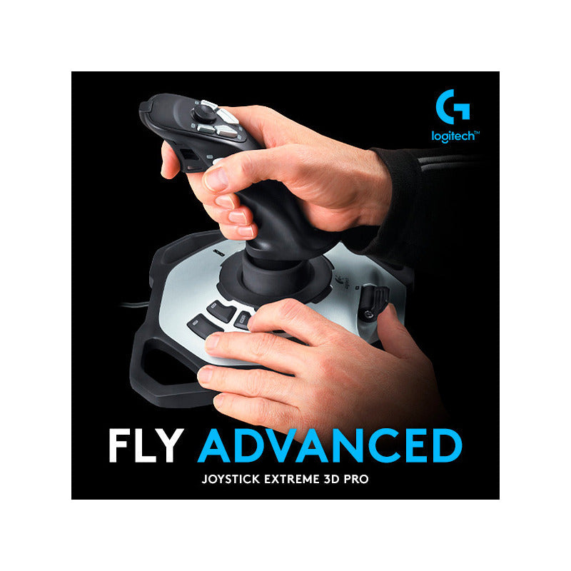 Control Simulador De Vuelo Logitech Extreme 3d Pro Joystick