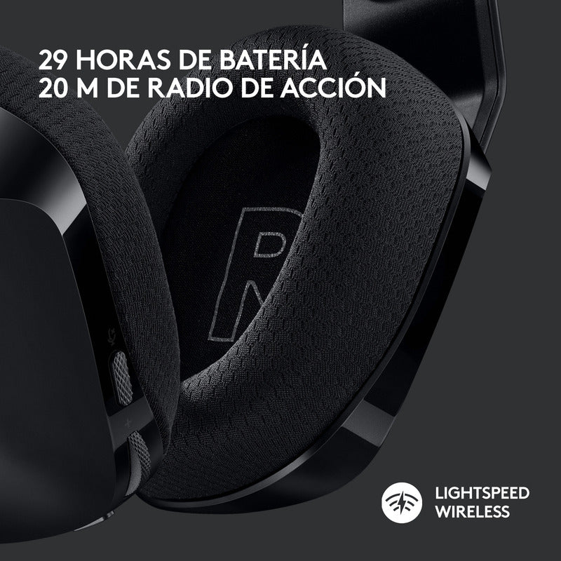 Auricular Gamer Logitech G733, Rgb Inalámbrica / 7.1 - Negro
