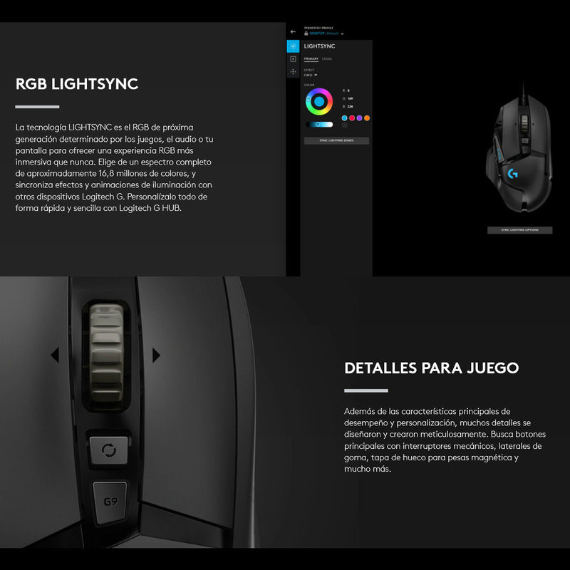 Combo Gamer Logitech G Teclado G413 Se Tkl + Mouse G502 Hero