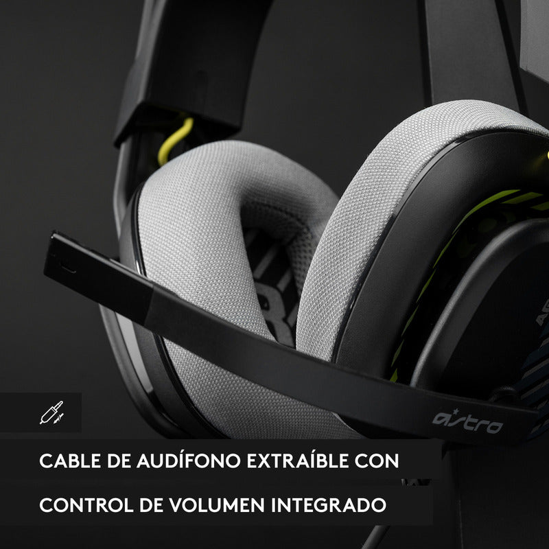 Auricular Gamer Astro A10 Gen 2, Pc/Ps5/Ps4, Xbox, Negro