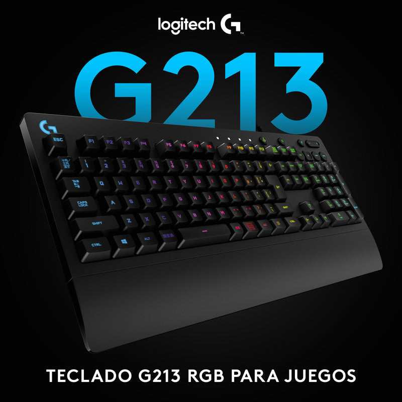 Combo Gamer Teclado Logitech G213 Prodigy RGB + Mouse G502 HERO RGB