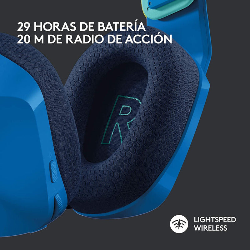 Auricular Gamer Logitech G733, Rgb Inalámbrica / 7.1 - Azul