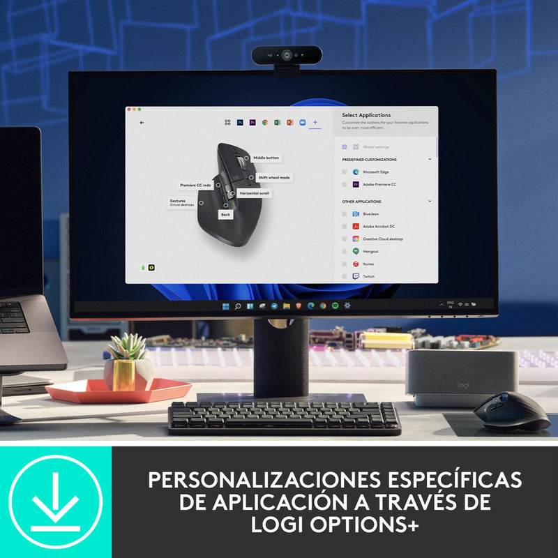 Combo Avanzado Logitech Mx Teclado Keys S + Mouse Master 3s