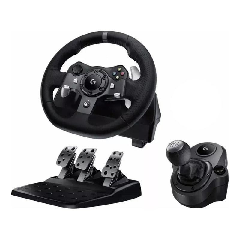 Volante Logitech G920 para Xbox Series X|S, Xbox One y PC + Palanca de Cambios