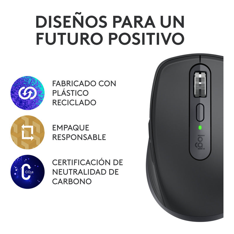 Mouse Compacto Logitech Mx Anywhere 3s, Usuarios Avanzados